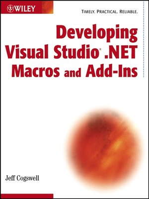 cover image of Developing Visual Studio .NET Macros and Add-Ins